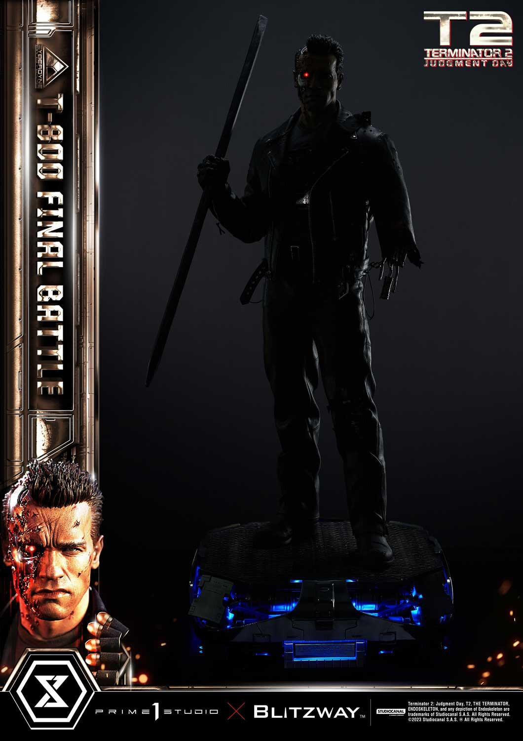 Terminator 2: Judgment Day - T-800 - Museum Masterline Series  (MMT2-02) - 1/3 - Final Battle (Blitzway, Prime 1 Studio) photo 38