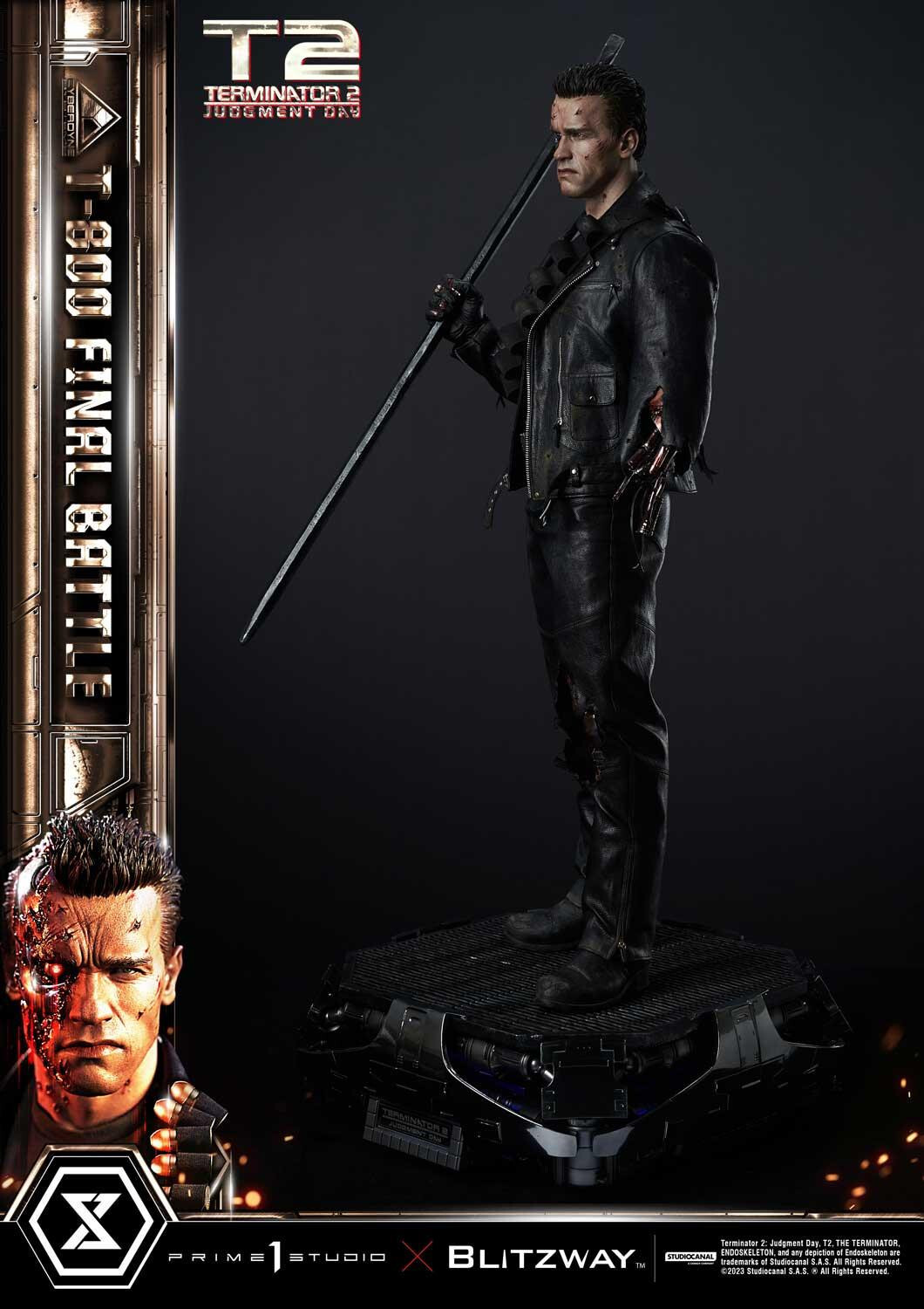 Terminator 2: Judgment Day - T-800 - Museum Masterline Series  (MMT2-02) - 1/3 - Final Battle (Blitzway, Prime 1 Studio) photo 39