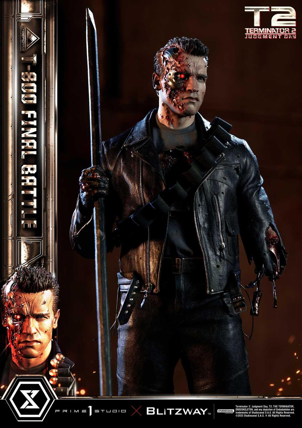 Terminator 2: Judgment Day - T-800 - Museum Masterline Series  (MMT2-02) - 1/3 - Final Battle (Blitzway, Prime 1 Studio) photo 42