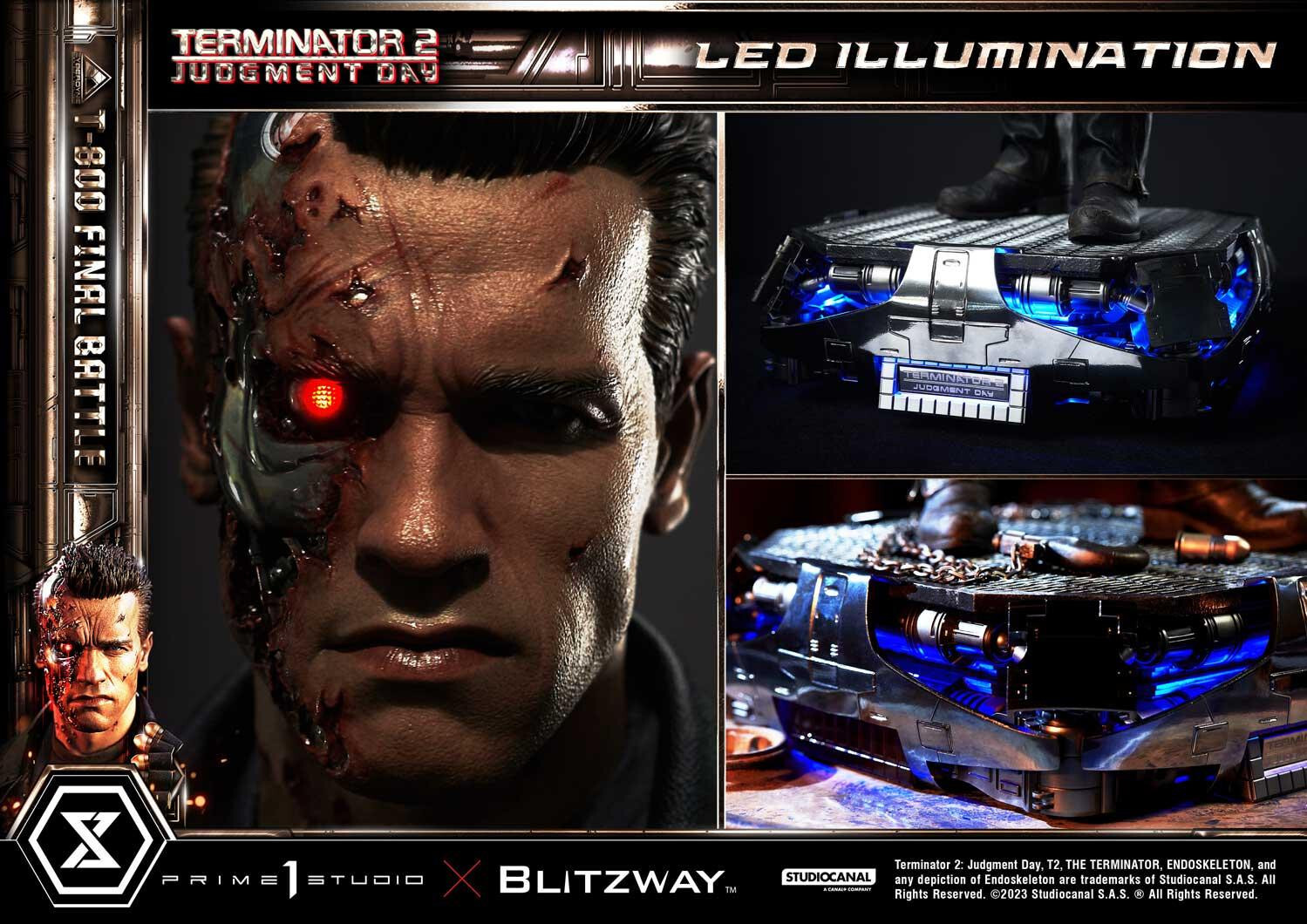 Terminator 2: Judgment Day - T-800 - Museum Masterline Series  (MMT2-02) - 1/3 - Final Battle (Blitzway, Prime 1 Studio) photo 43