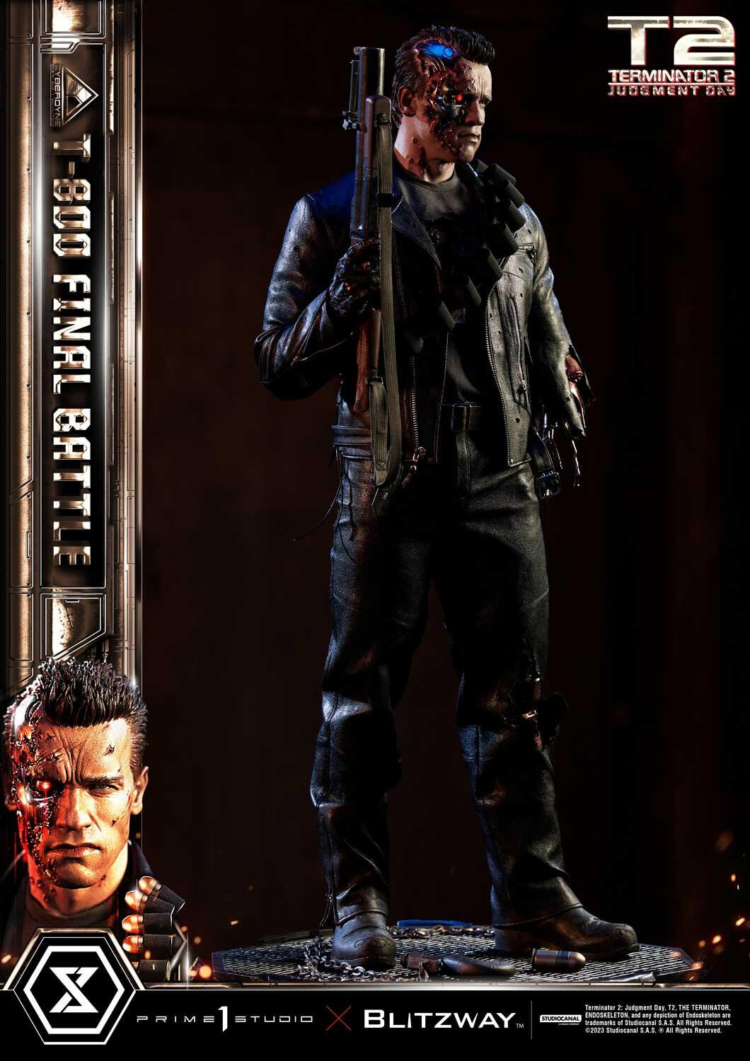 Terminator 2: Judgment Day - T-800 - Museum Masterline Series  (MMT2-02) - 1/3 - Final Battle (Blitzway, Prime 1 Studio) photo 52