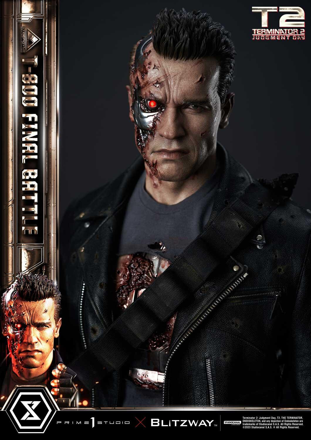 Terminator 2: Judgment Day - T-800 - Museum Masterline Series  (MMT2-02) - 1/3 - Final Battle (Blitzway, Prime 1 Studio) photo 59