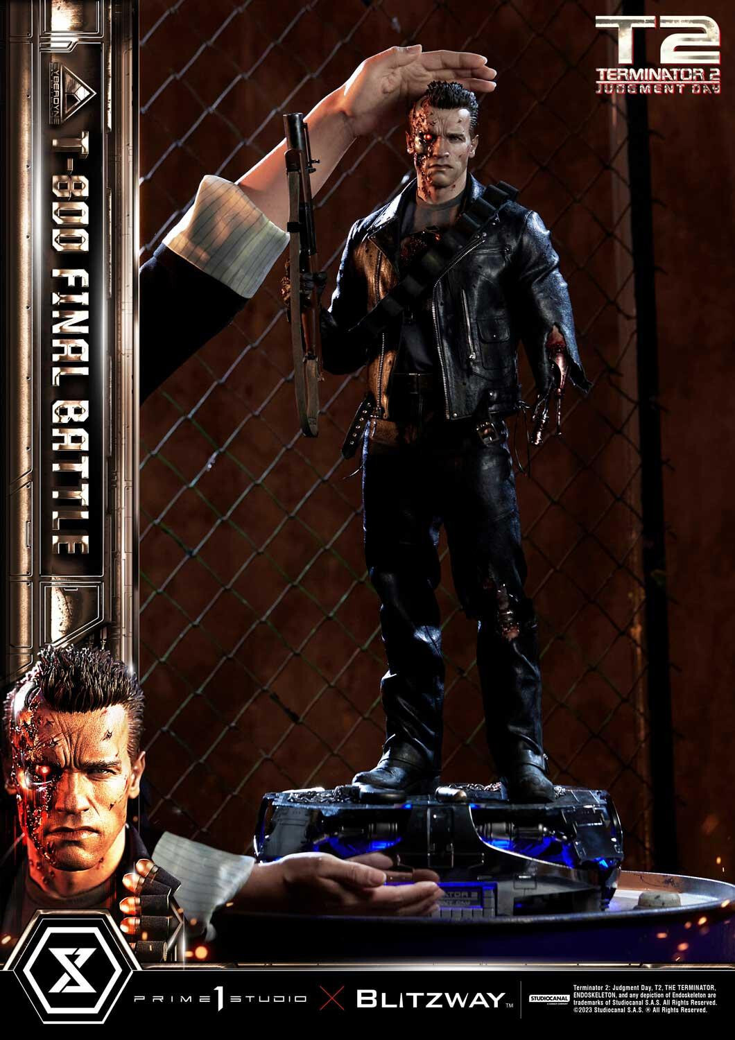Terminator 2: Judgment Day - T-800 - Museum Masterline Series  (MMT2-02) - 1/3 - Final Battle (Blitzway, Prime 1 Studio) photo 63