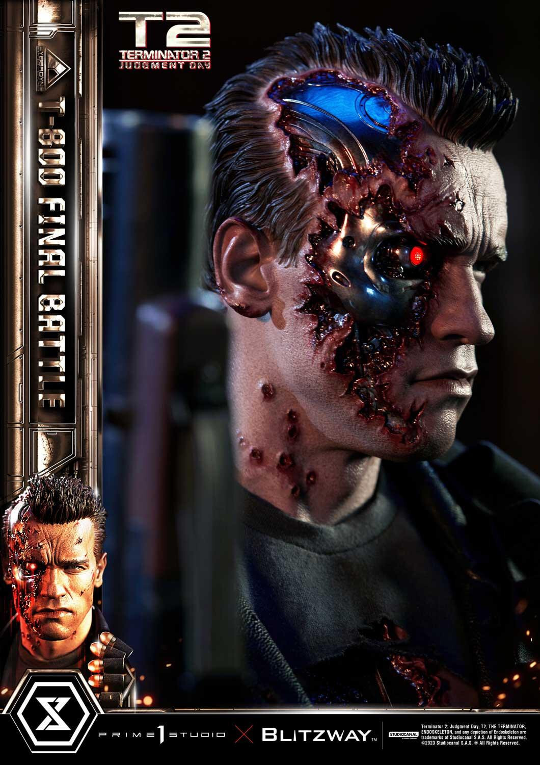 Terminator 2: Judgment Day - T-800 - Museum Masterline Series  (MMT2-02) - 1/3 - Final Battle (Blitzway, Prime 1 Studio) photo 66