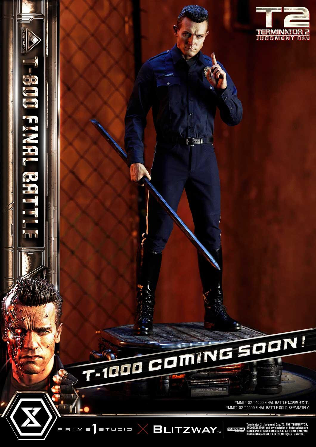 Terminator 2: Judgment Day - T-1000 - Museum Masterline Series  (MMT2-03) - 1/3 - Final Battle (Blitzway, Prime 1 Studio)