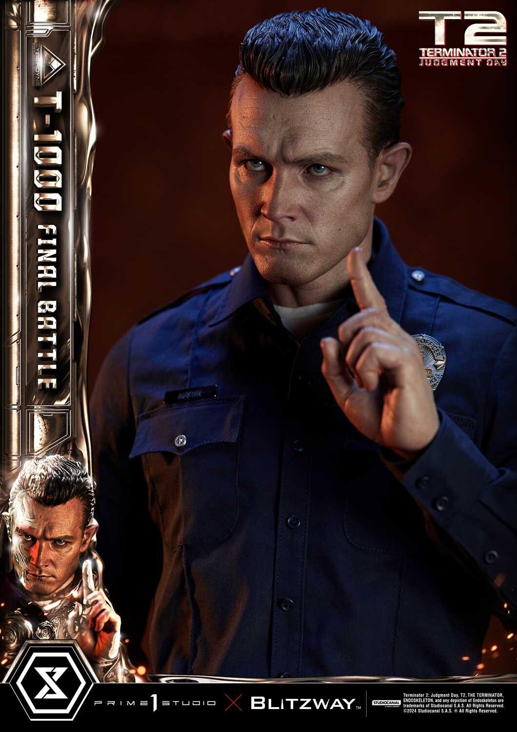 Terminator 2: Judgment Day - T-1000 - Museum Masterline Series  (MMT2-03) - 1/3 - Final Battle (Blitzway, Prime 1 Studio) photo 2