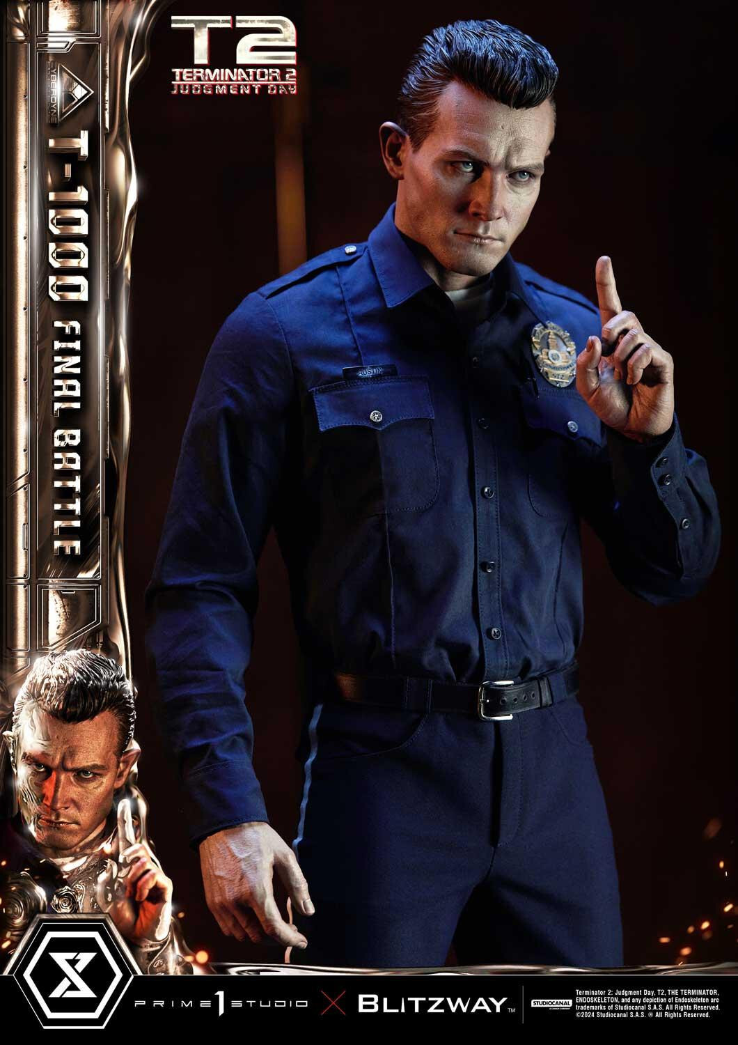 Terminator 2: Judgment Day - T-1000 - Museum Masterline Series  (MMT2-03) - 1/3 - Final Battle (Blitzway, Prime 1 Studio) photo 12