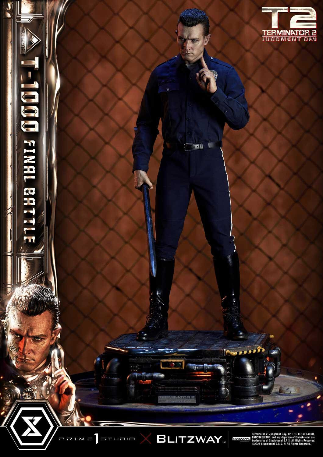 Terminator 2: Judgment Day - T-1000 - Museum Masterline Series  (MMT2-03) - 1/3 - Final Battle (Blitzway, Prime 1 Studio) photo 27