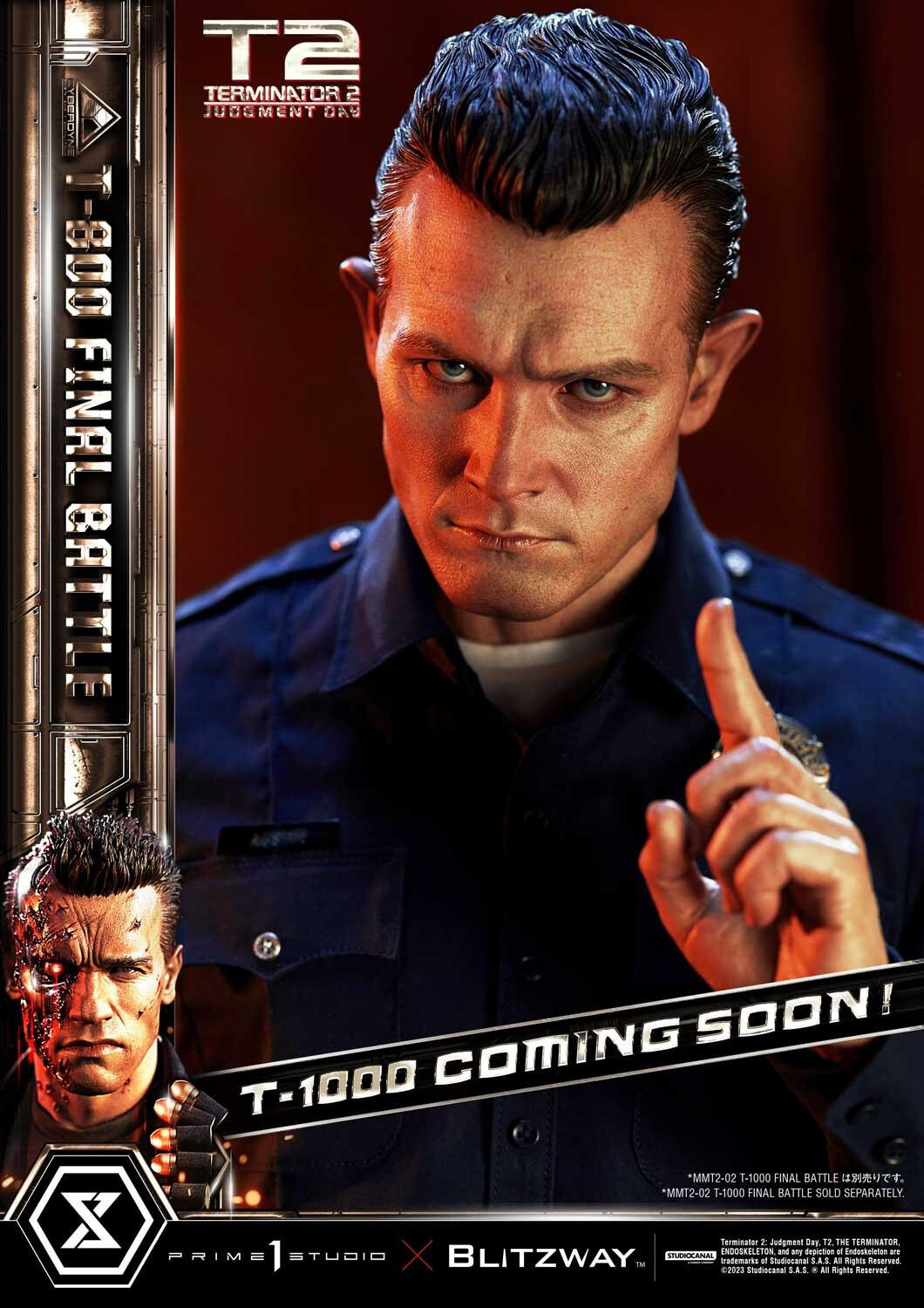 Terminator 2: Judgment Day - T-1000 - Museum Masterline Series  (MMT2-03) - 1/3 - Final Battle (Blitzway, Prime 1 Studio) photo 30