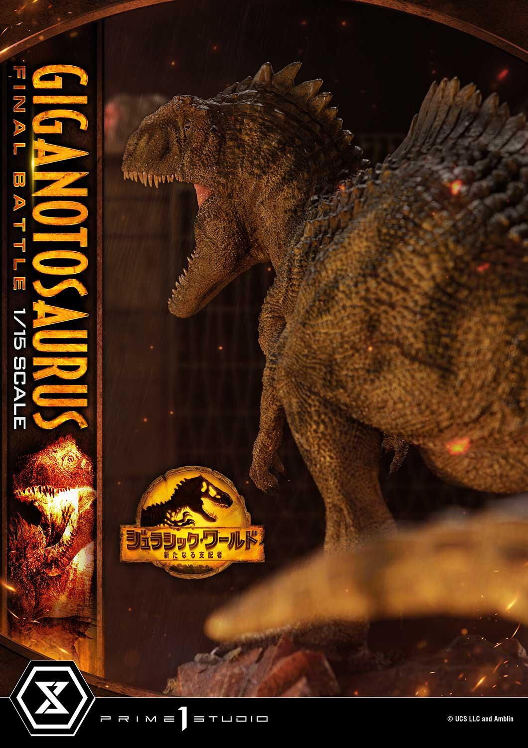 Jurassic World: Dominion - Giganotosaurus - Legacy Museum Collection (LMCJW3-04) - 1/15 - Final Battle (Prime 1 Studio) photo 29