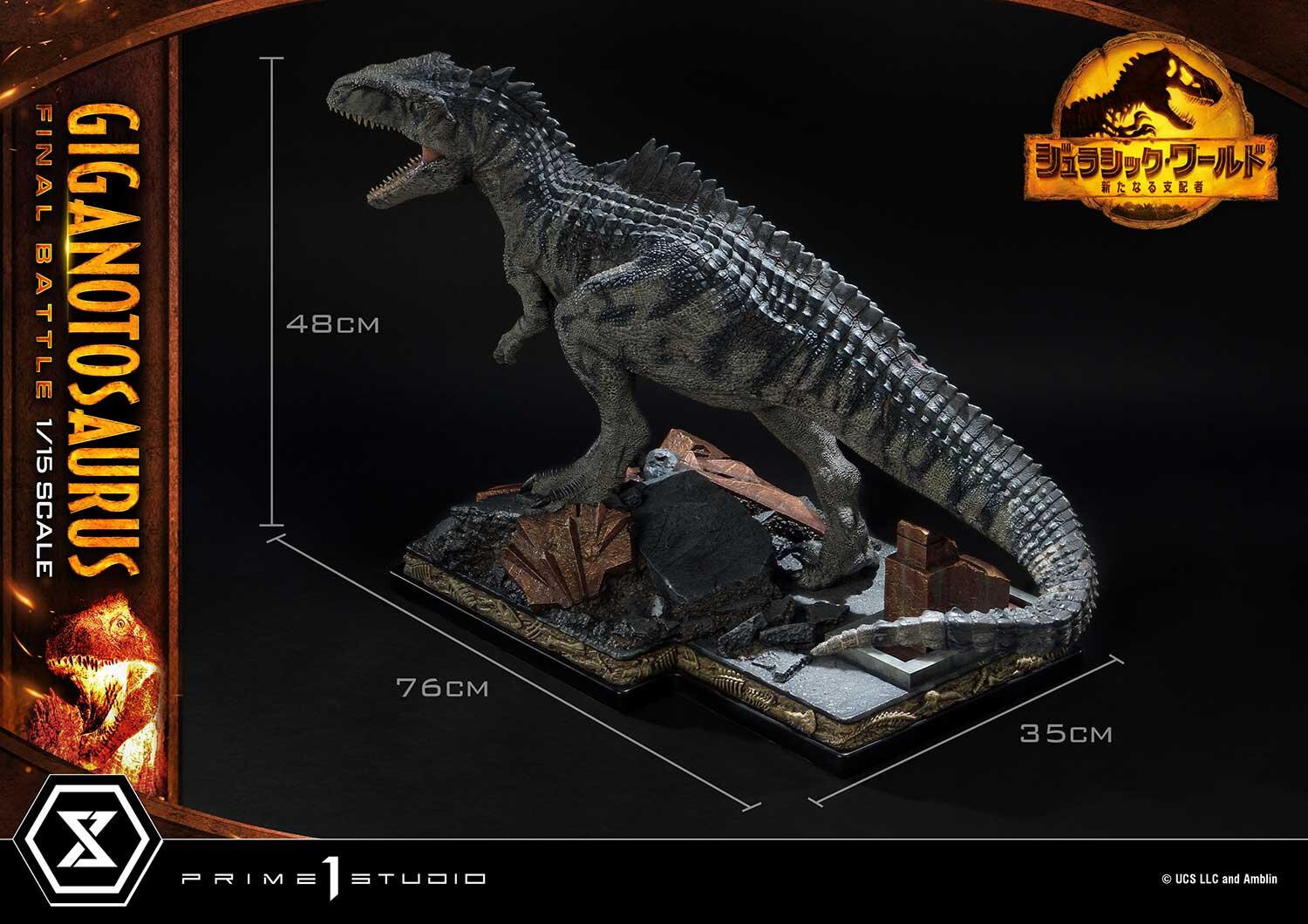 Jurassic World: Dominion - Giganotosaurus - Legacy Museum Collection (LMCJW3-04) - 1/15 - Final Battle (Prime 1 Studio) photo 67