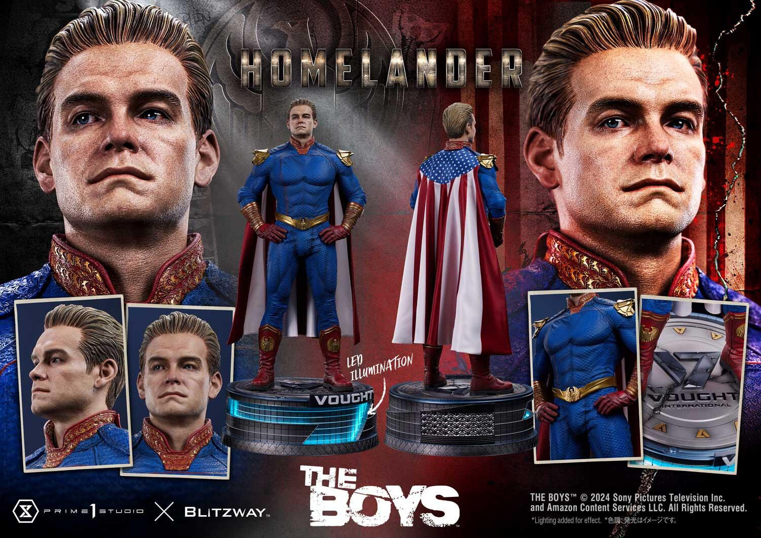 The Boys - Homelander - Premium Masterline  (PMTB-02) - 1/4 (Blitzway, Prime 1 Studio) photo 28