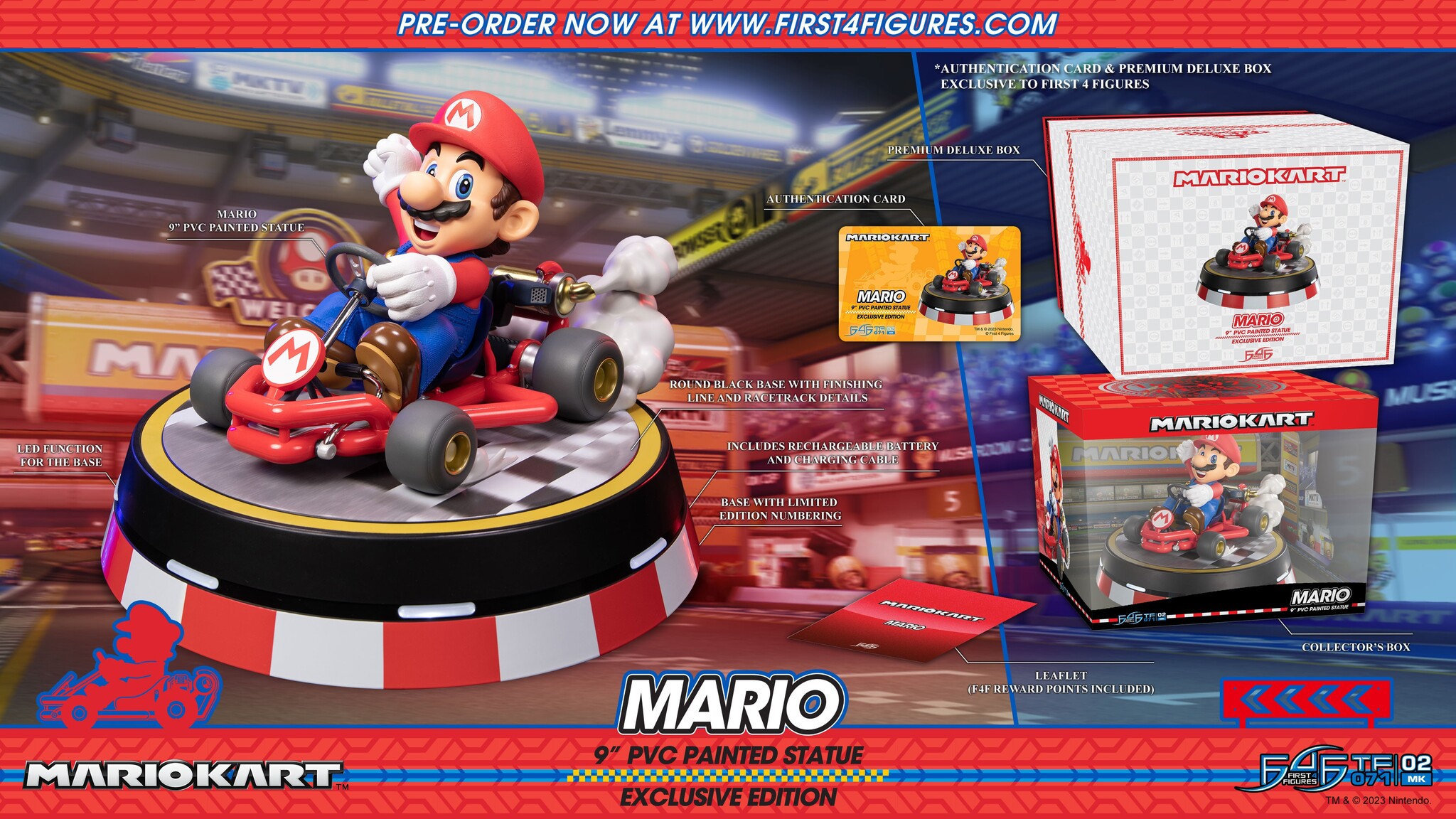 Mario Kart - Mario - True Form  (TF 070) - Exclusive Collector's (First 4 Figures) photo 2