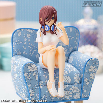 Eiga Gotoubun no Hanayome - Nakano Miku - Premium Chokonose Figure (SEGA)