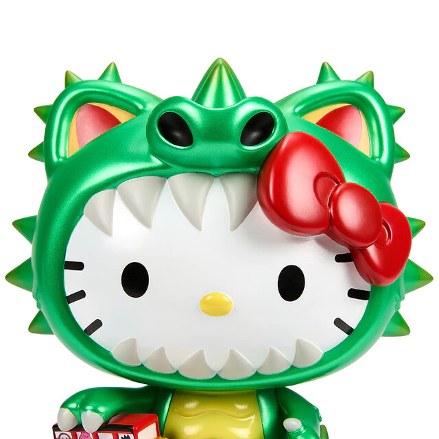 Hello Kitty - kidrobot x Sanrio - Kaiju Cosplay, Metallic Green (Kidrobot) photo 2
