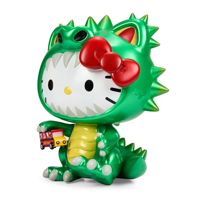 Hello Kitty - kidrobot x Sanrio - Kaiju Cosplay, Metallic Green (Kidrobot) photo 5