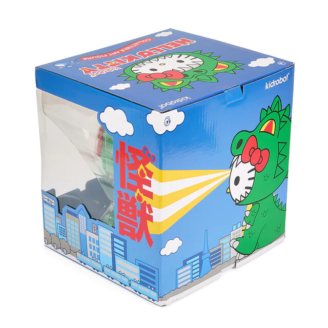 Hello Kitty - kidrobot x Sanrio - Kaiju Cosplay, Metallic Green (Kidrobot) photo 6