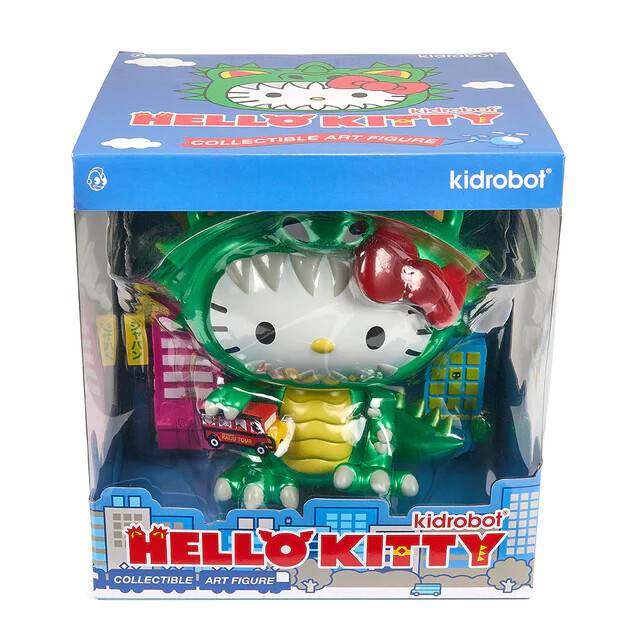 Hello Kitty - kidrobot x Sanrio - Kaiju Cosplay, Metallic Green (Kidrobot) photo 7
