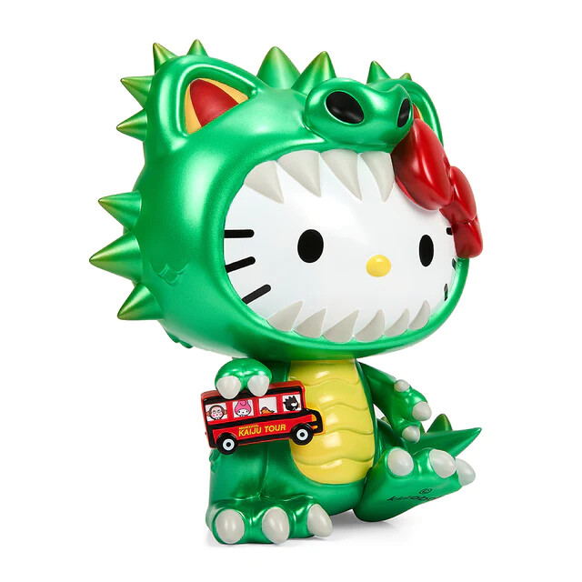 Hello Kitty - kidrobot x Sanrio - Kaiju Cosplay, Metallic Green (Kidrobot) photo 12