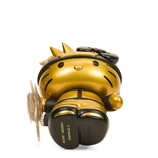 Hello Kitty - Naruto Shippuuden - Uzumaki Naruto - kidrobot x Sanrio - Naruto x Sanrio Characters - Charge, Black and Gold (Kidrobot) photo 2
