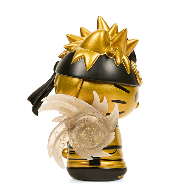 Hello Kitty - Naruto Shippuuden - Uzumaki Naruto - kidrobot x Sanrio - Naruto x Sanrio Characters - Charge, Black and Gold (Kidrobot) photo 4