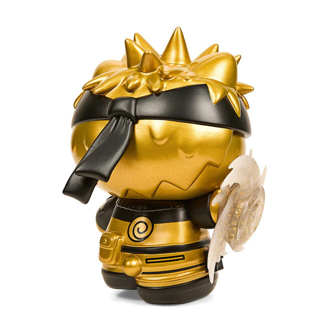 Hello Kitty - Naruto Shippuuden - Uzumaki Naruto - kidrobot x Sanrio - Naruto x Sanrio Characters - Charge, Black and Gold (Kidrobot) photo 5