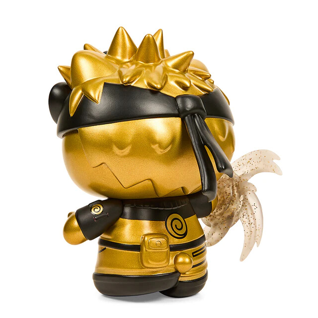 Hello Kitty - Naruto Shippuuden - Uzumaki Naruto - kidrobot x Sanrio - Naruto x Sanrio Characters - Charge, Black and Gold (Kidrobot) photo 7