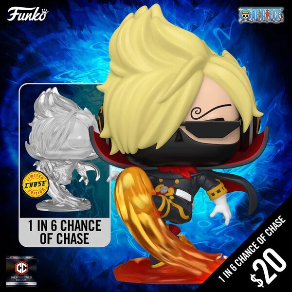 One Piece - Sanji - POP! Animation  (1277) - POP! Vinyl - Soba Mask (Funko Toys)