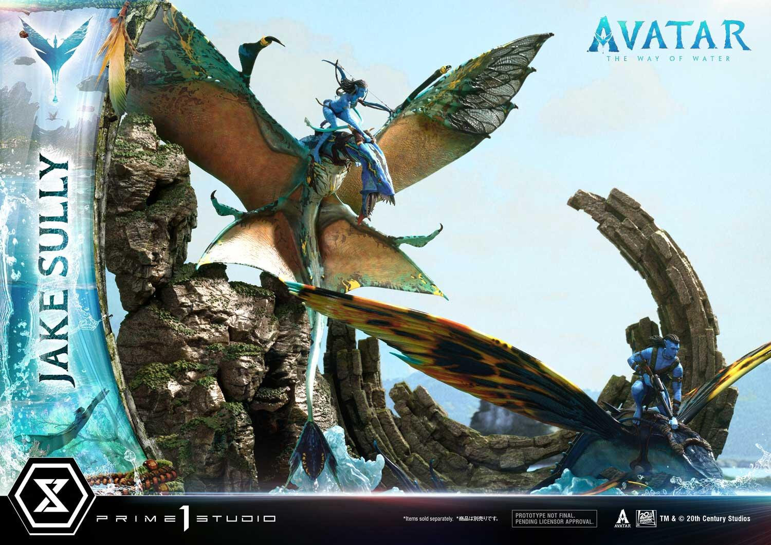 Avatar: The Way of Water - Ilu - Jake Sully - Kiri - Skimwing - Diorama - Ultimate Diorama Masterline  (UDMAVTR-01) (Prime 1 Studio) photo 35
