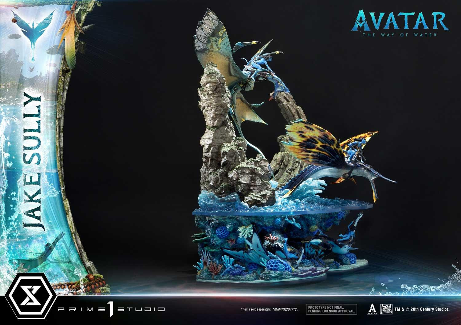 Avatar: The Way of Water - Ilu - Jake Sully - Kiri - Skimwing - Diorama - Ultimate Diorama Masterline  (UDMAVTR-01) (Prime 1 Studio) photo 55