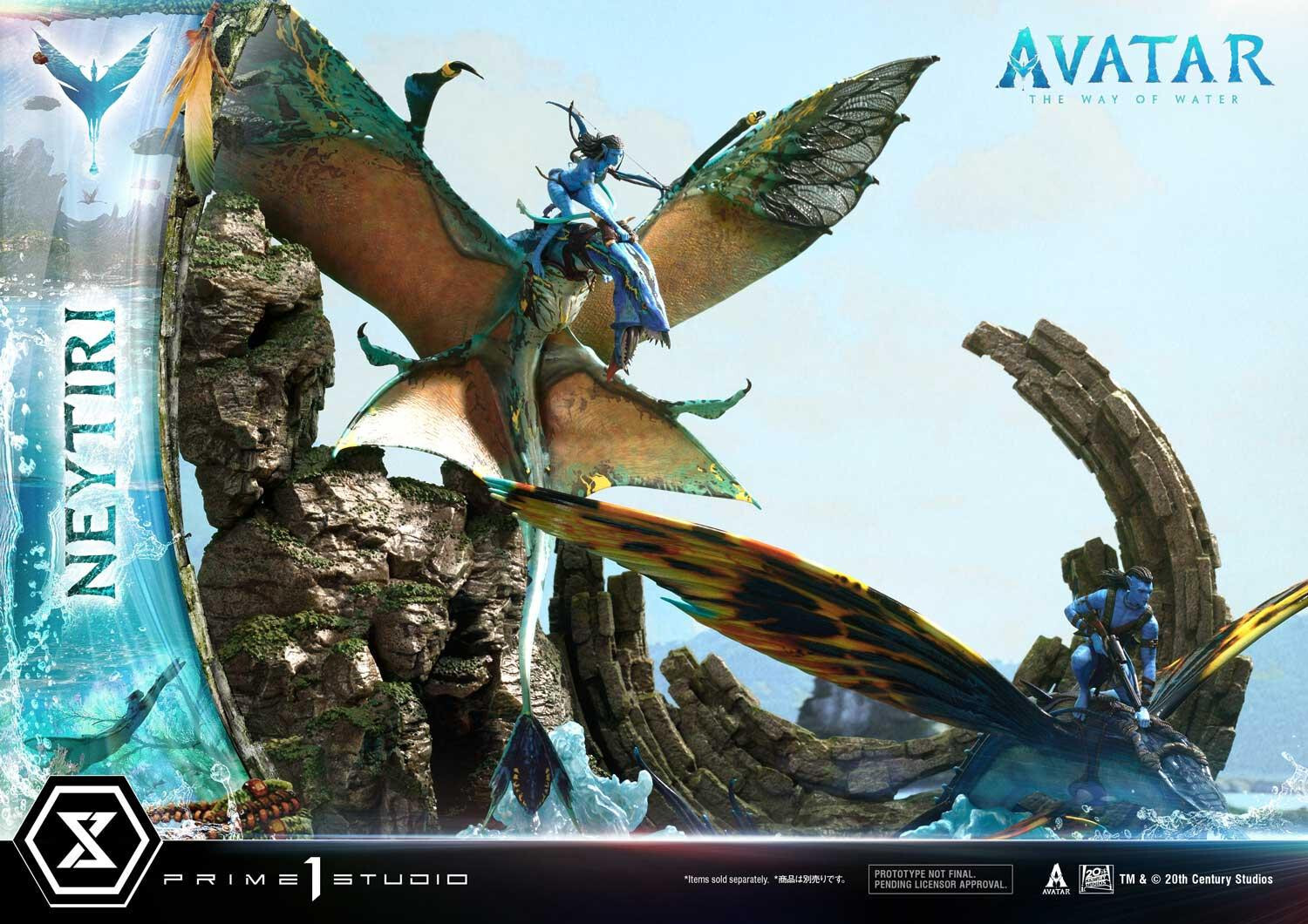 Avatar: The Way of Water - Ilu - Lo'ak - Mountain Banshee - Neytiri - Diorama - Ultimate Diorama Masterline (UDMAVTR-02) (Prime 1 Studio) photo 45