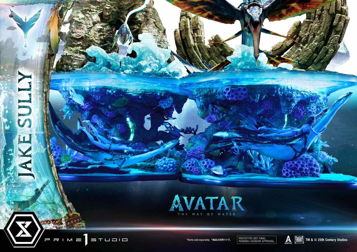 Avatar: The Way of Water - Ilu - Lo'ak - Mountain Banshee - Neytiri - Diorama - Ultimate Diorama Masterline (UDMAVTR-02) (Prime 1 Studio) photo 46