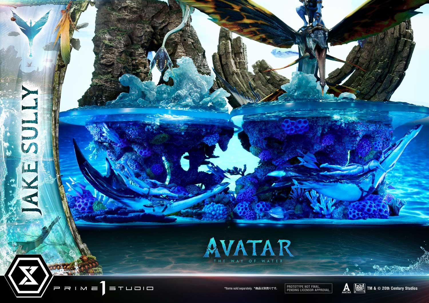 Avatar: The Way of Water - Ilu - Lo'ak - Mountain Banshee - Neytiri - Diorama - Ultimate Diorama Masterline (UDMAVTR-02) (Prime 1 Studio) photo 53