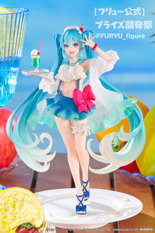 Piapro Characters - Hatsune Miku - Exc∞d Creative - Sweet Sweets - Melon Soda Float (FuRyu) photo 2