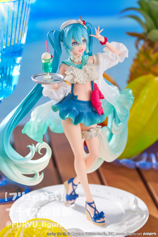 Piapro Characters - Hatsune Miku - Exc∞d Creative - Sweet Sweets - Melon Soda Float (FuRyu) photo 4