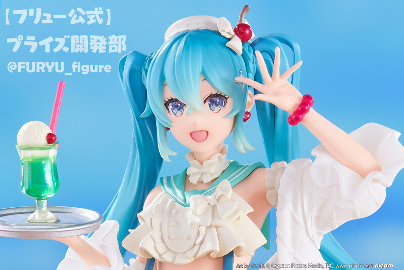 Piapro Characters - Hatsune Miku - Exc∞d Creative - Sweet Sweets - Melon Soda Float (FuRyu) photo 5