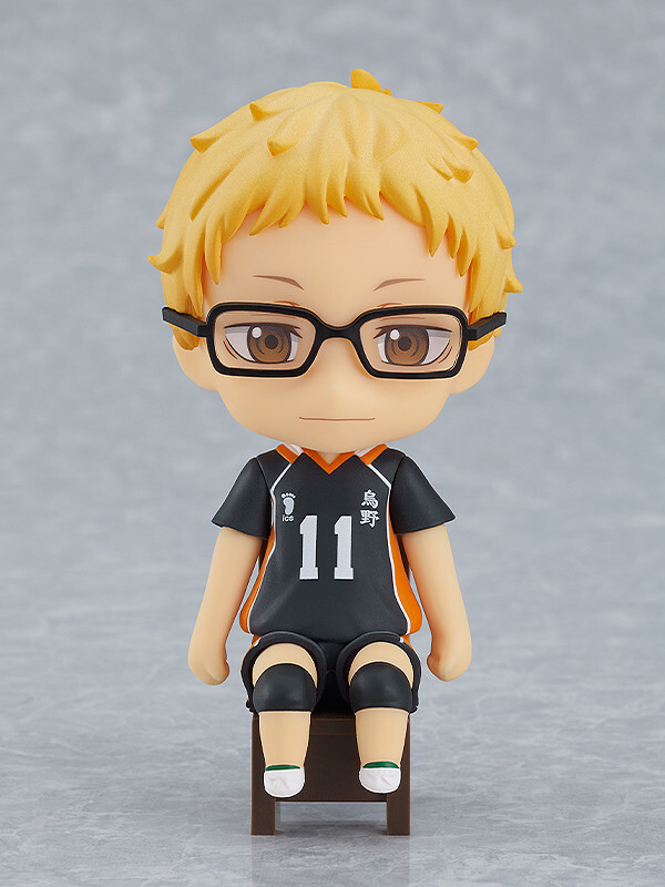 Haikyuu!! To The Top - Tsukishima Kei - Nendoroid - Nendoroid Swacchao! (Orange Rouge) photo 5