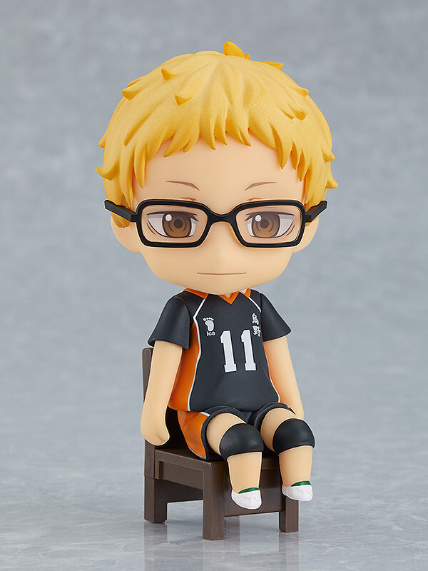 Haikyuu!! To The Top - Tsukishima Kei - Nendoroid - Nendoroid Swacchao! (Orange Rouge) photo 6