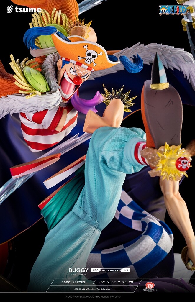 One Piece - Cabaji - Douke no Buggy - Mohji - Richie - HQS Dioramax - 1/4 (Tsume) photo 2