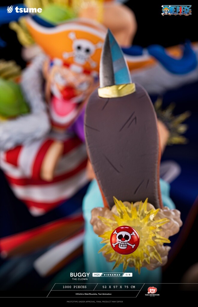 One Piece - Cabaji - Douke no Buggy - Mohji - Richie - HQS Dioramax - 1/4 (Tsume) photo 6