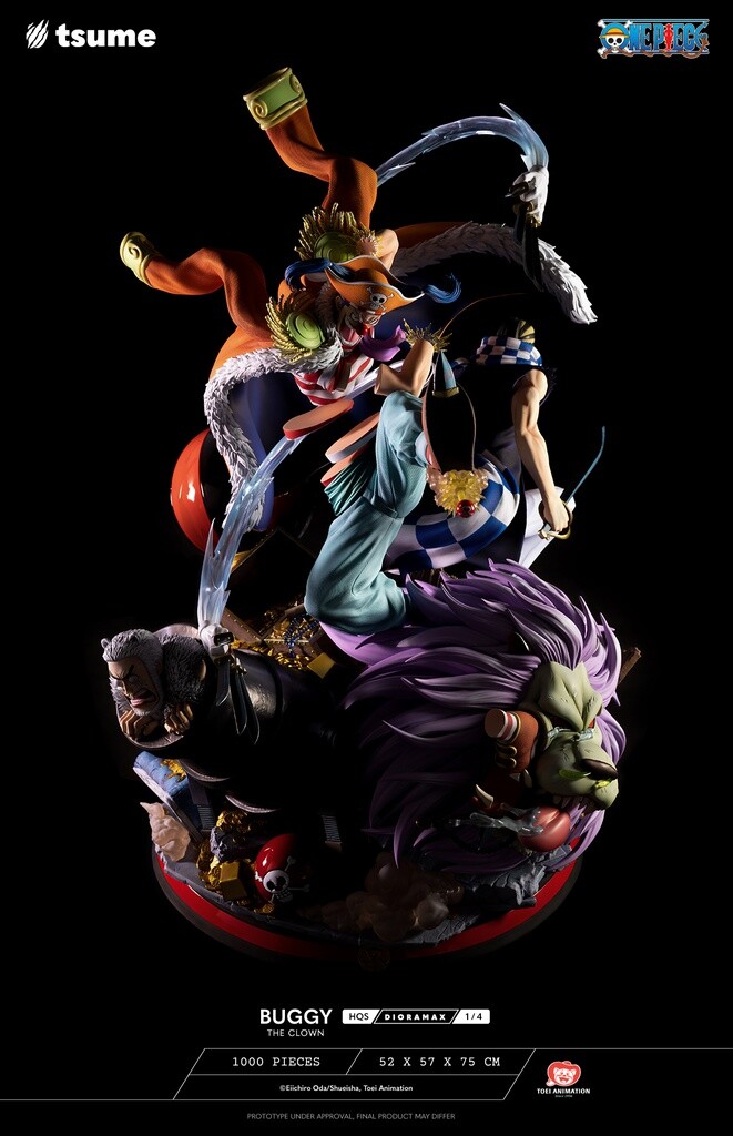 One Piece - Cabaji - Douke no Buggy - Mohji - Richie - HQS Dioramax - 1/4 (Tsume) photo 7