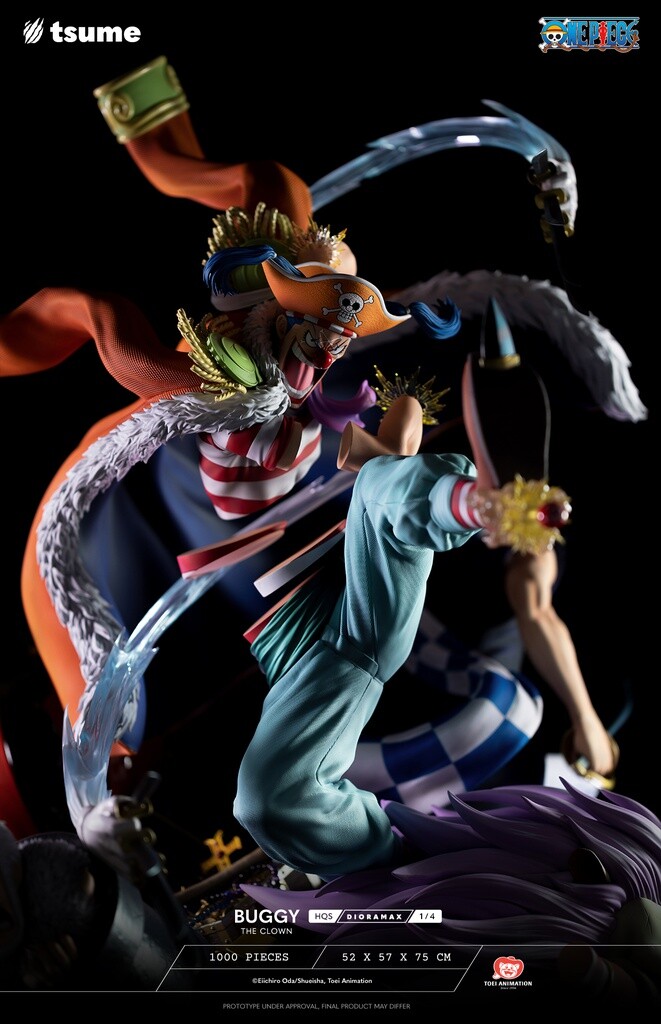 One Piece - Cabaji - Douke no Buggy - Mohji - Richie - HQS Dioramax - 1/4 (Tsume) photo 8