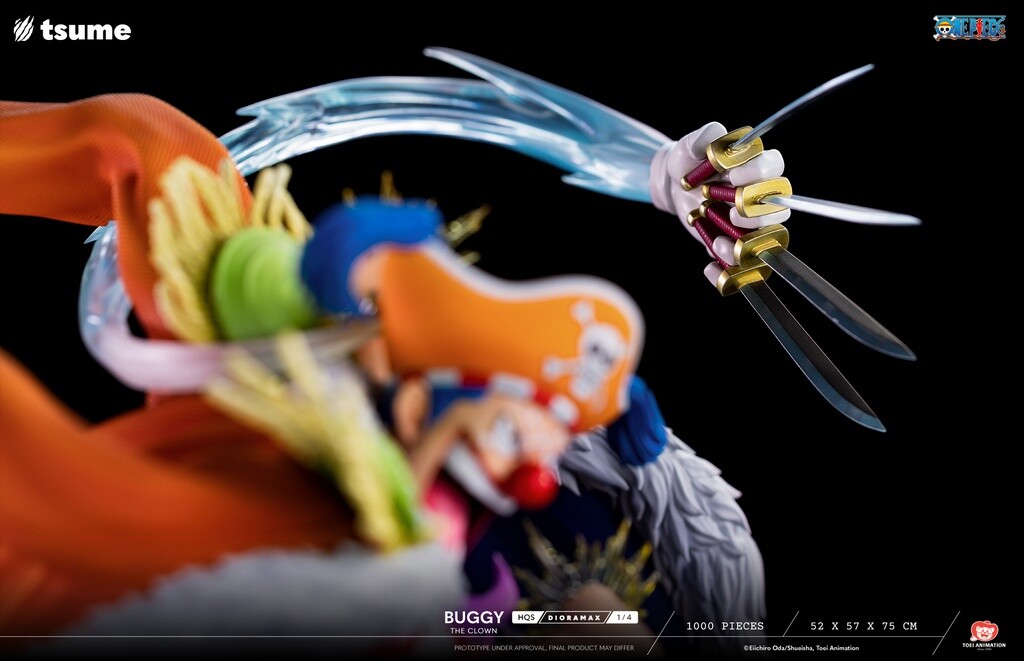 One Piece - Cabaji - Douke no Buggy - Mohji - Richie - HQS Dioramax - 1/4 (Tsume) photo 10