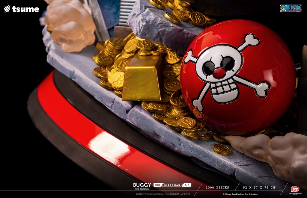 One Piece - Cabaji - Douke no Buggy - Mohji - Richie - HQS Dioramax - 1/4 (Tsume) photo 12
