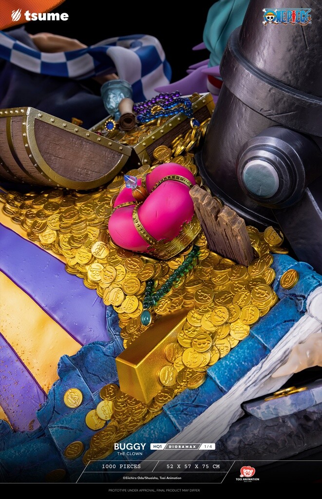One Piece - Cabaji - Douke no Buggy - Mohji - Richie - HQS Dioramax - 1/4 (Tsume) photo 13