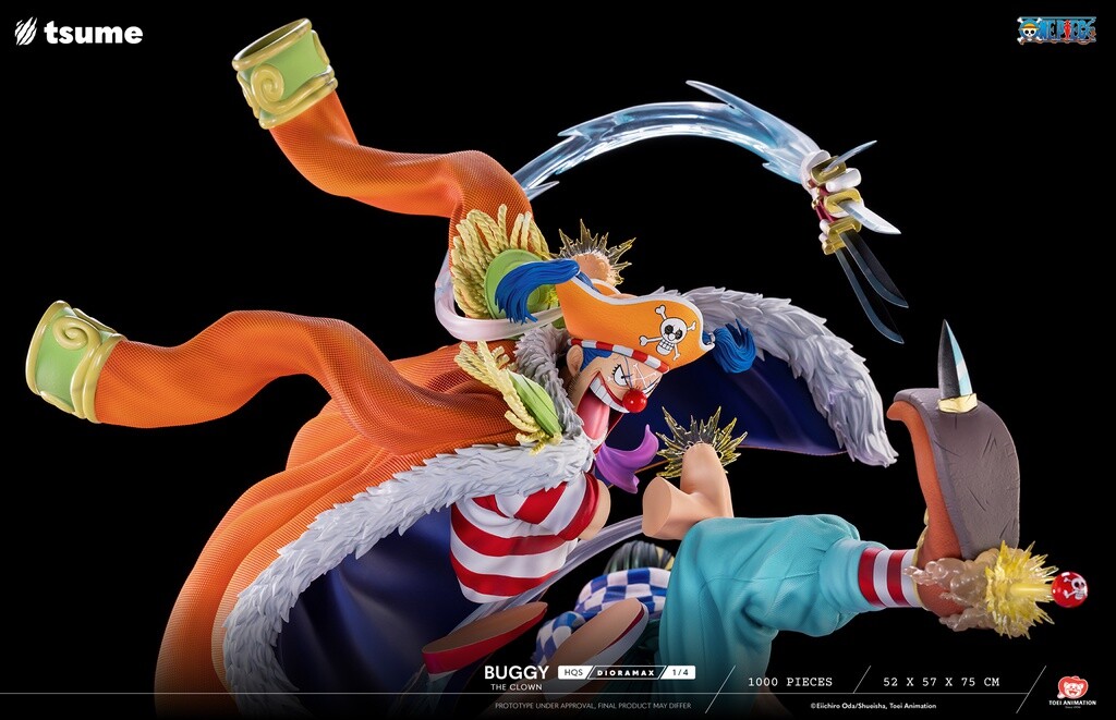 One Piece - Cabaji - Douke no Buggy - Mohji - Richie - HQS Dioramax - 1/4 (Tsume) photo 17
