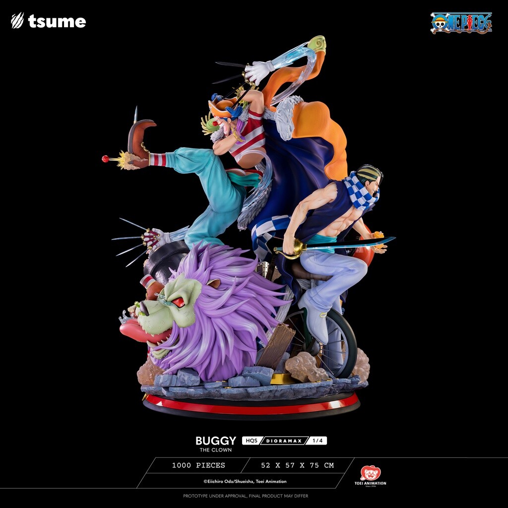 One Piece - Cabaji - Douke no Buggy - Mohji - Richie - HQS Dioramax - 1/4 (Tsume) photo 19