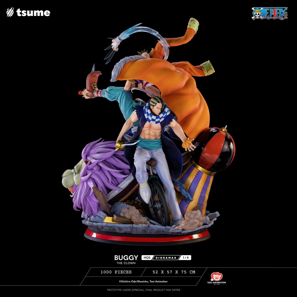 One Piece - Cabaji - Douke no Buggy - Mohji - Richie - HQS Dioramax - 1/4 (Tsume) photo 20