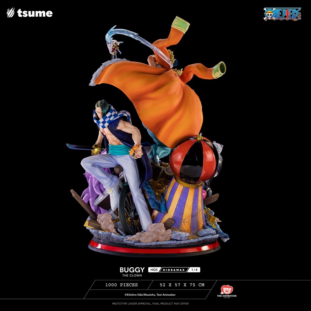 One Piece - Cabaji - Douke no Buggy - Mohji - Richie - HQS Dioramax - 1/4 (Tsume) photo 21