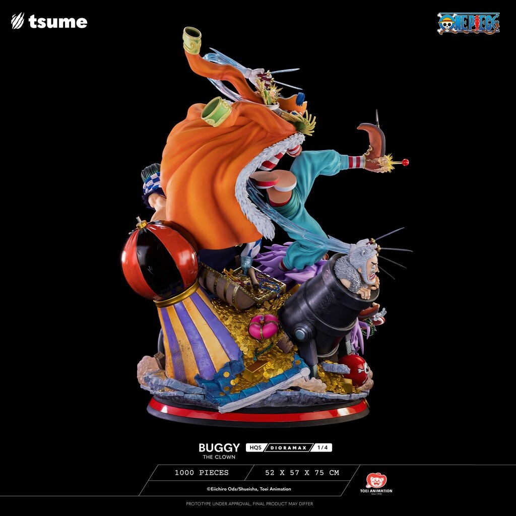 One Piece - Cabaji - Douke no Buggy - Mohji - Richie - HQS Dioramax - 1/4 (Tsume) photo 23